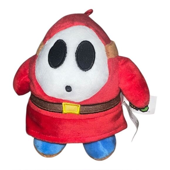 Super Nintendo 7” Shy Guy Plush Toy Small Good Stuff 2020 EUC - Picture 1 of 3